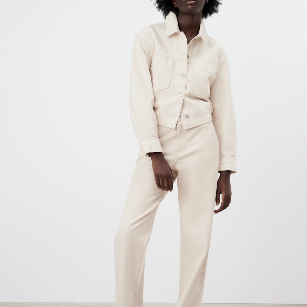 NWT ZARA STRAIGHT FULL LENGTH JEANS SIZE 8